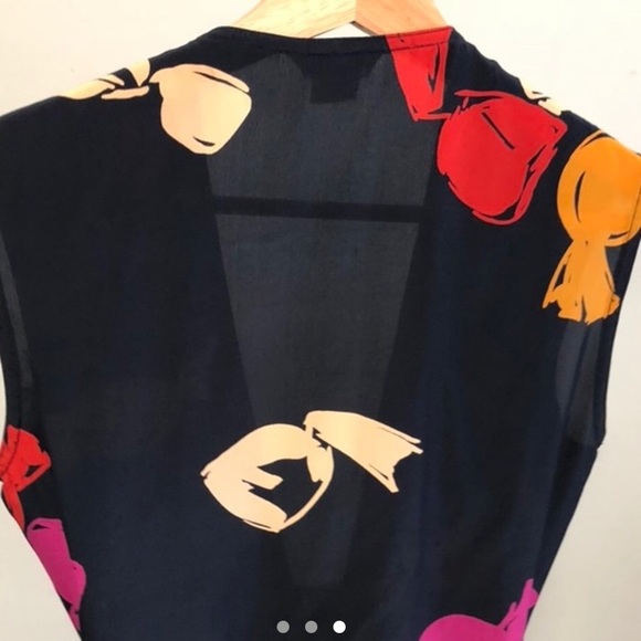 Silk Wrap top - Picture 3 of 3